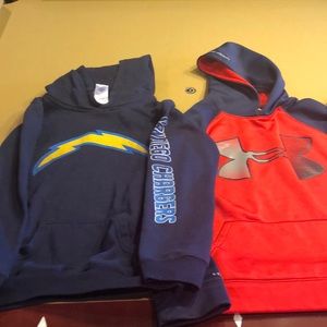 4 youth sweatshirts